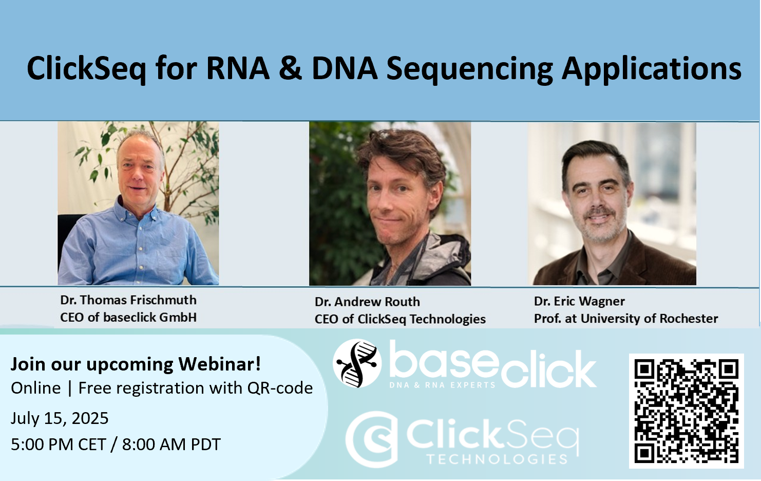 ClickSeq for RNA & DNA Sequencing Applications